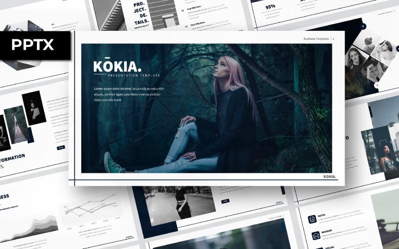 kokia presentation powerpoint template original