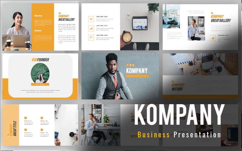 kompany business powerpoint template original