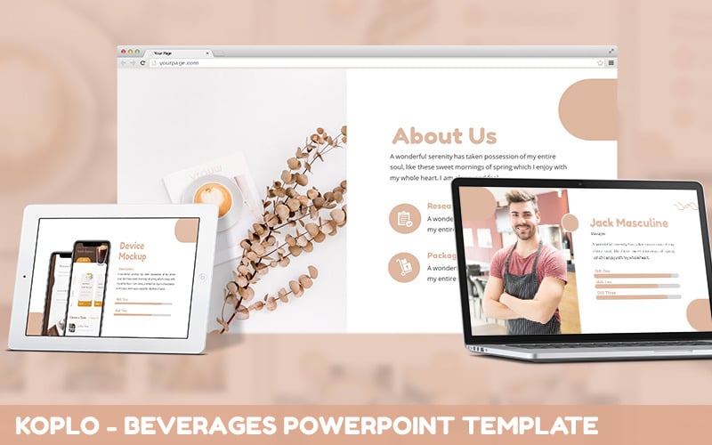 koplo beverages powerpoint template original
