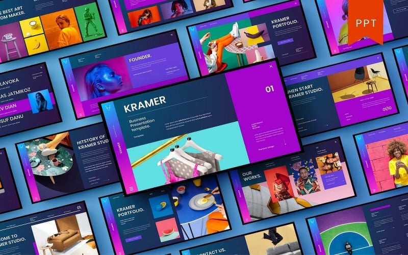 kramer business powerpoint template original