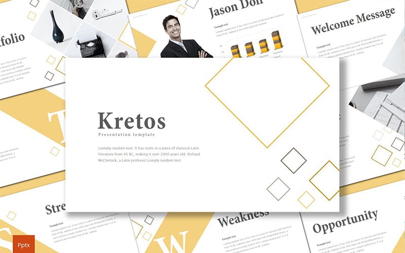 kretos powerpoint template original