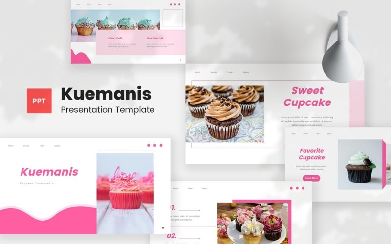 kuemanis cupcake powerpoint template original