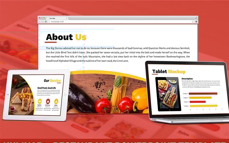kulinar restaurant powerpoint template original
