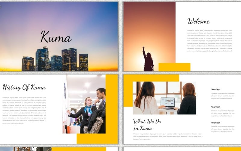 kuma powerpoint template original