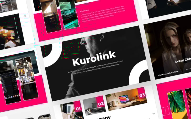 kurolink powerpoint template original