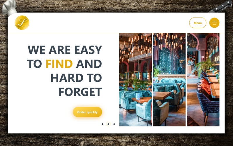 laaffaa for your restaurant landing page template original