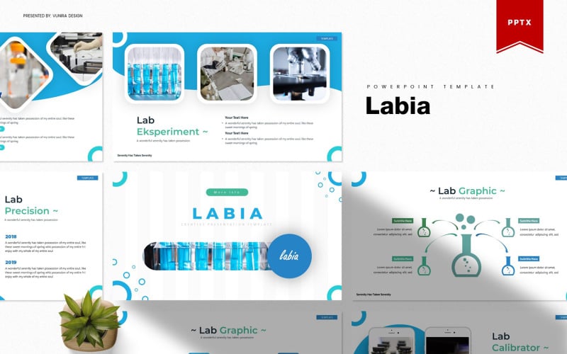 labia powerpoint template original