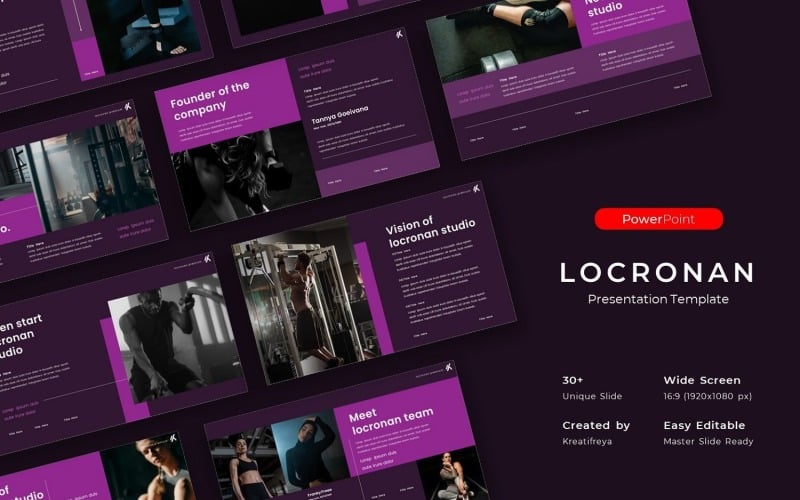 lacronan business powerpoint template original
