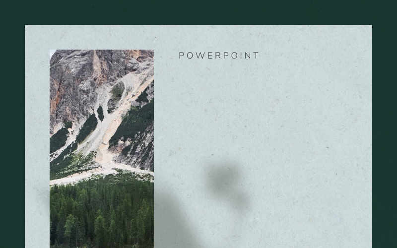 lake powerpoint template original