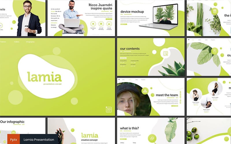 lamia powerpoint template original