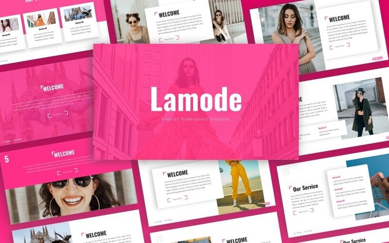 lamode fashion multipurpose powerpoint template original
