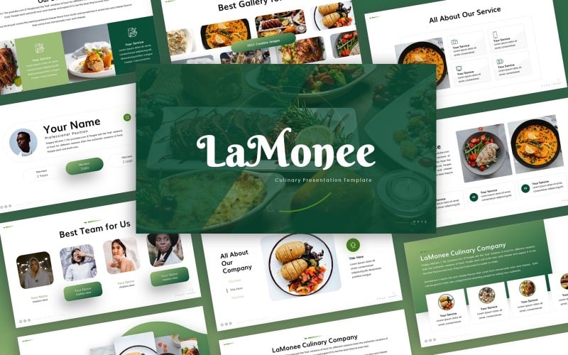 lamonee culinary multipurpose powerpoint template original