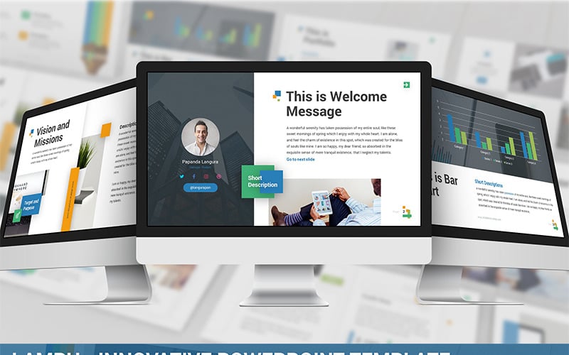lampu innovative powerpoint template original