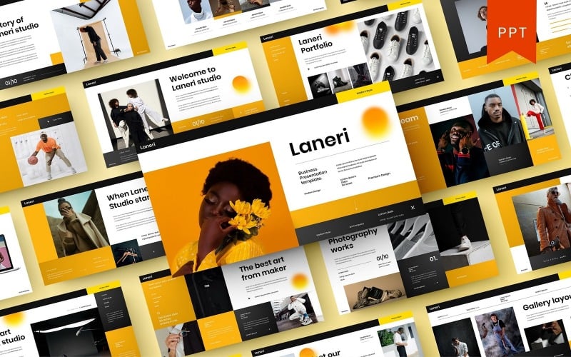 laneri business powerpoint template original