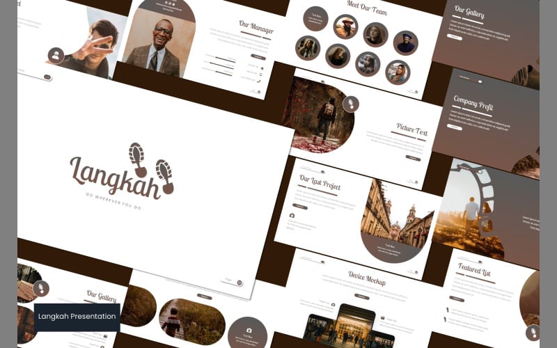 langkah powerpoint template original