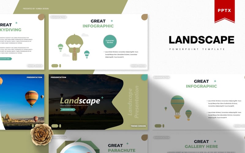lanscape powerpoint template original