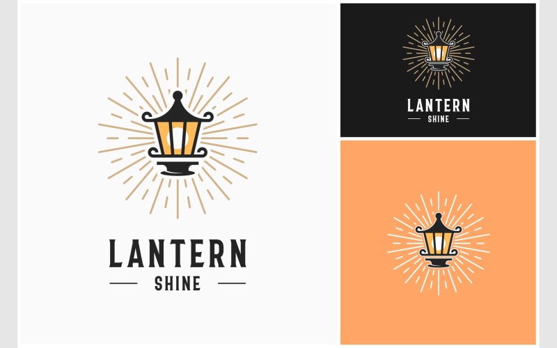 lantern shine vintage logo original