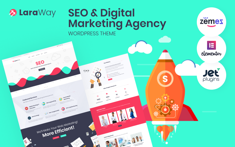 laraway seo amp digital marketing agency wordpress theme original