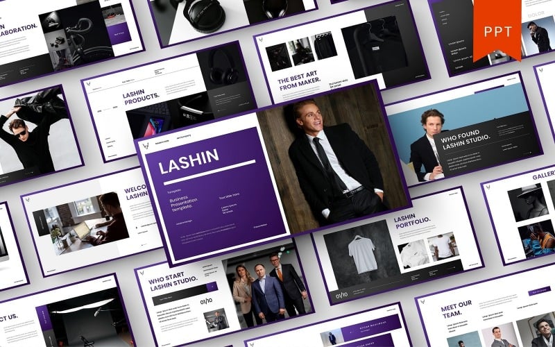 lashin business powerpoint template original