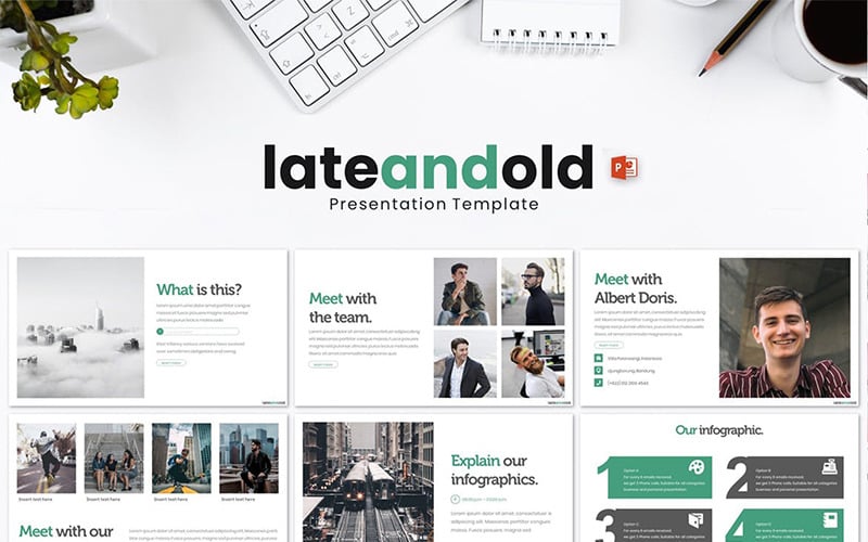 lateandold powerpoint template original