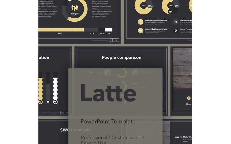 latte powerpoint template original