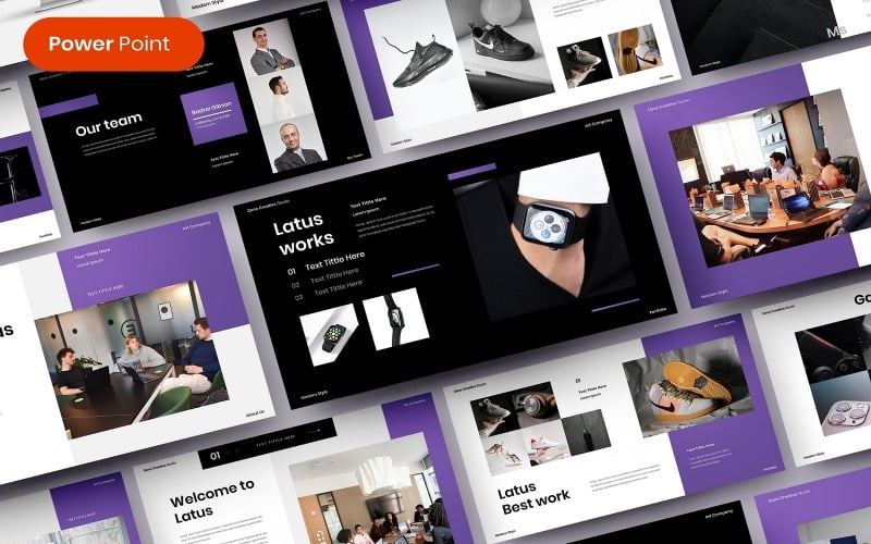 latus busines powerpoint template original