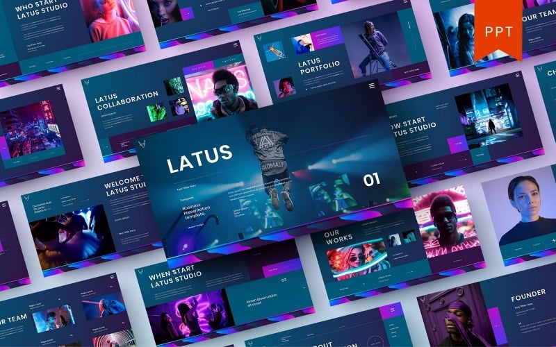 latus powerpoint template original