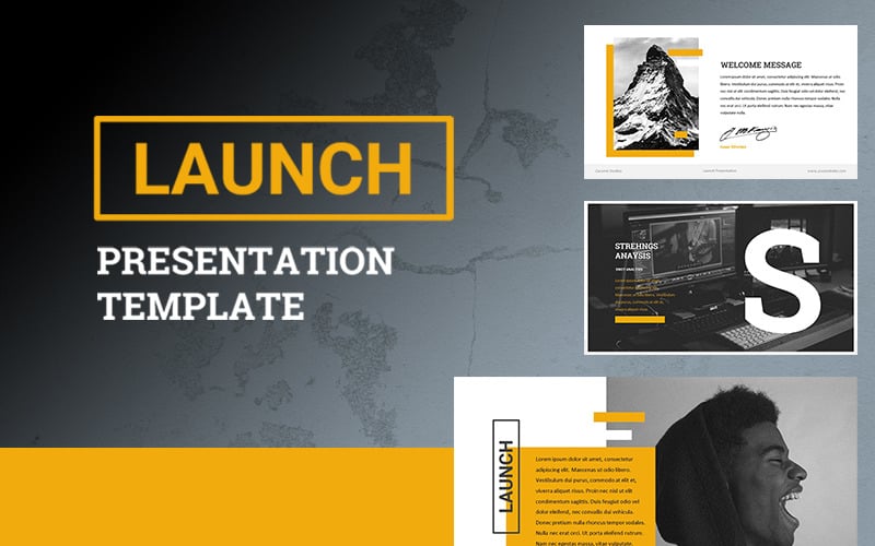 launch powerpoint template original