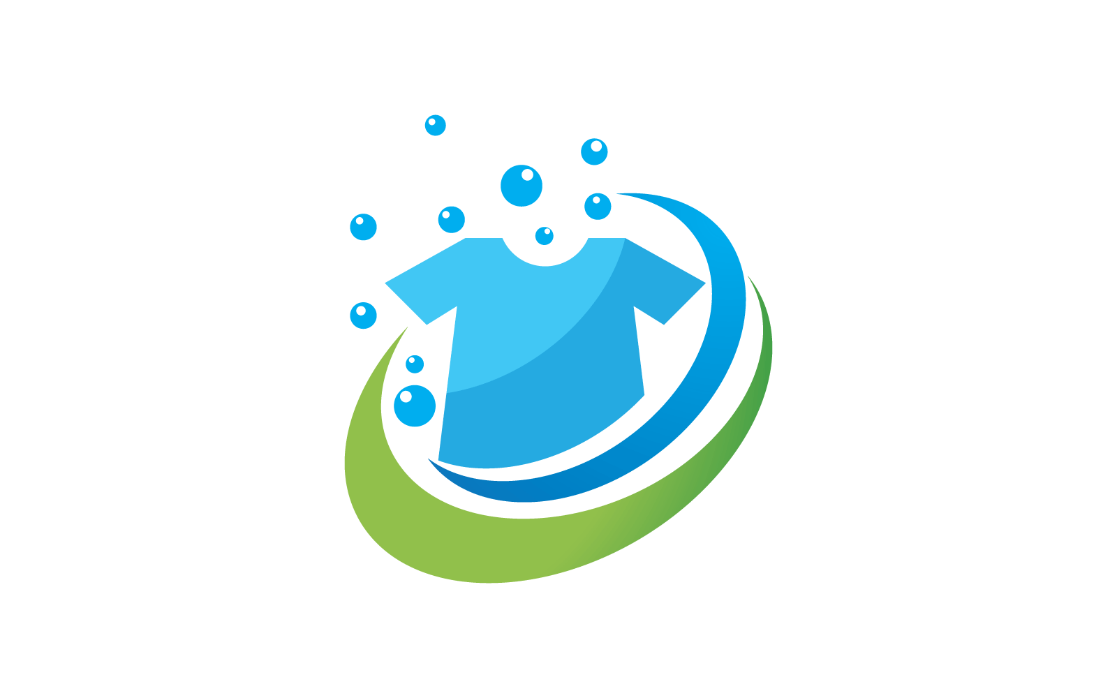 laundry logo vector icon template illustration original