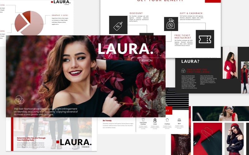 laura fashion powerpoint template original