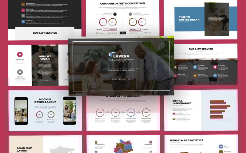 lavena business startup powerpoint template original