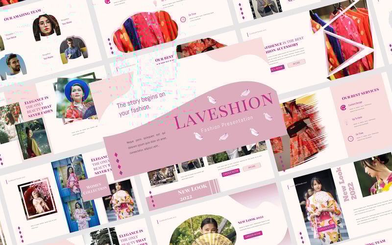 laveshion fashion powerpoint template original