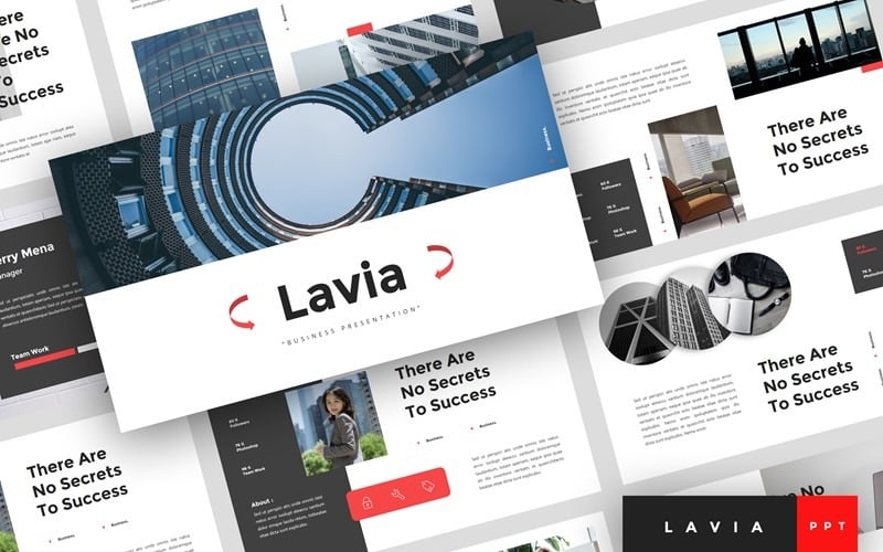lavia business powerpoint template original