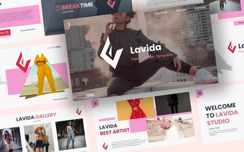 lavida creative power point template original