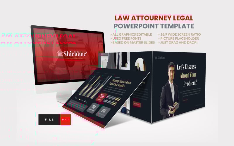 law attourney legal powerpoint template original