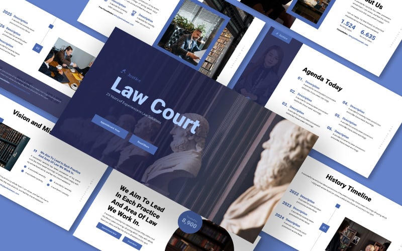 law commite powerpoint template original
