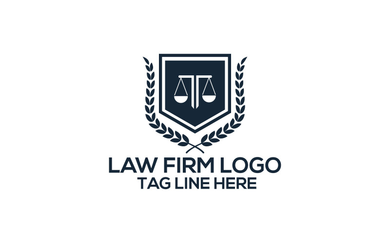 law firm logo design template original