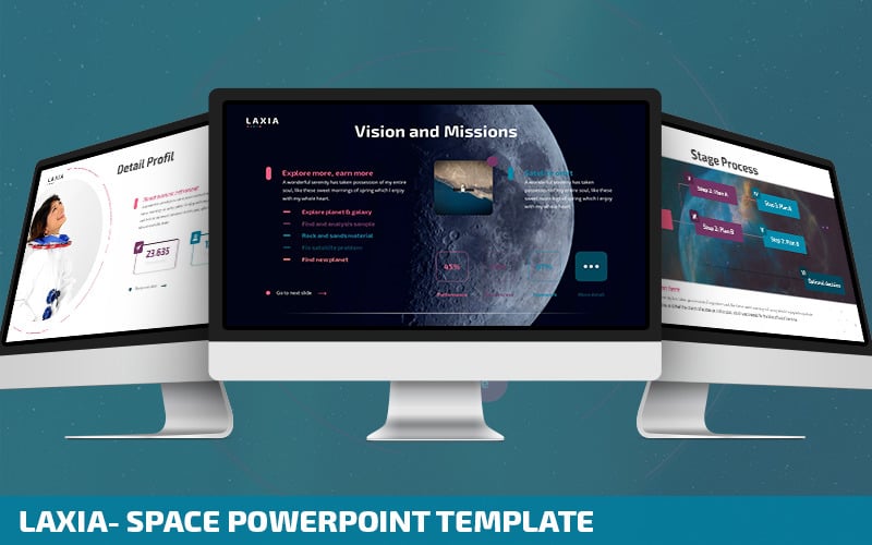 laxia space powerpoint template original