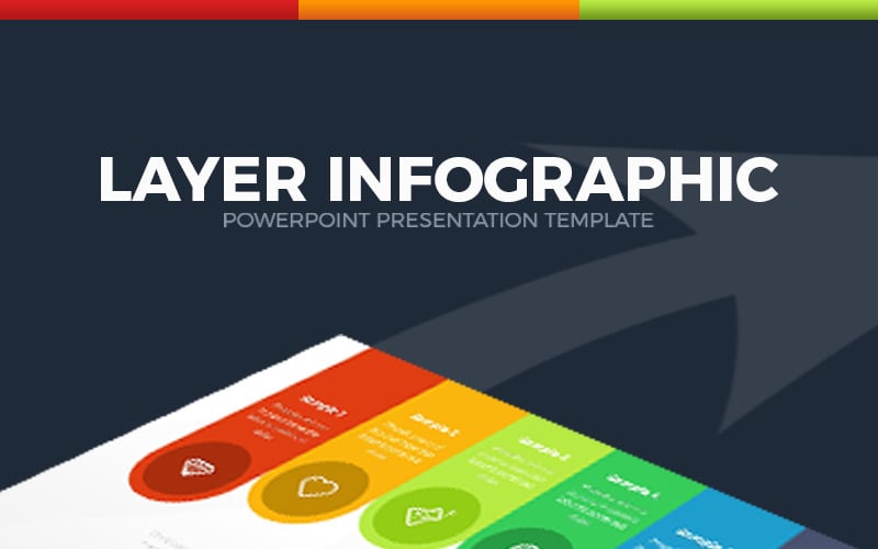 layer infographic powerpoint template original