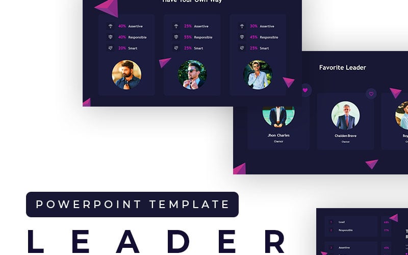 leadership presentation powerpoint template original