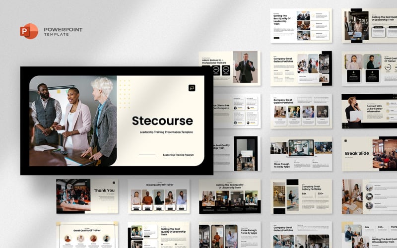 leadership training presentation powerpoint template original