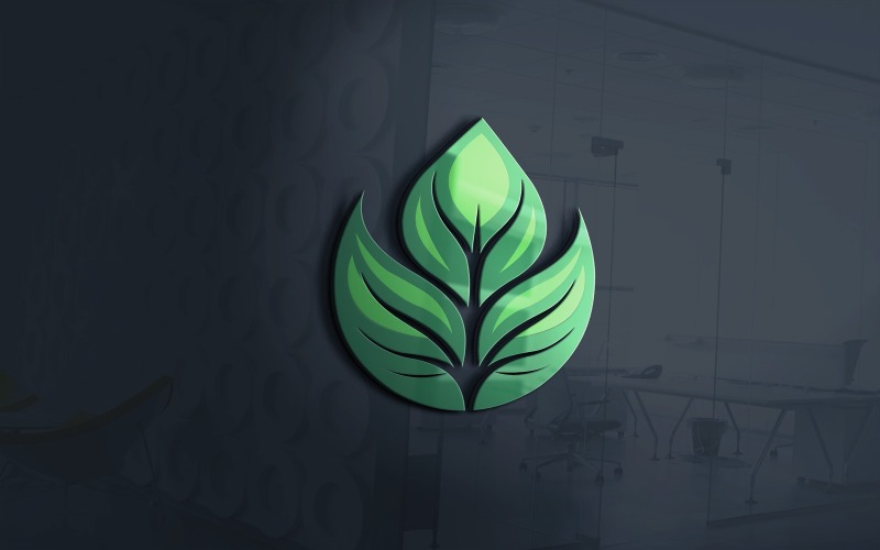 leaf of nature logo template vector original