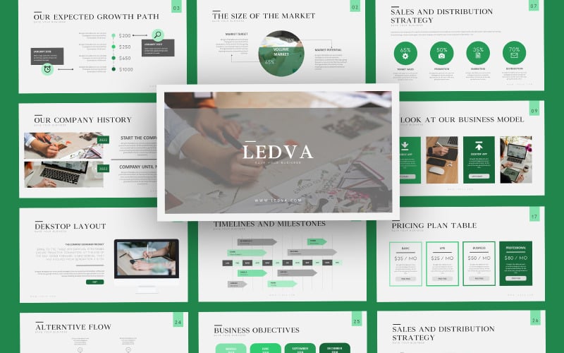 ledva business pitch deck powerpoint template original