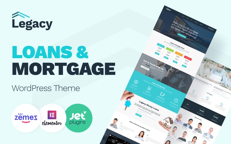 legacy estate and mortgage wordpress theme original
