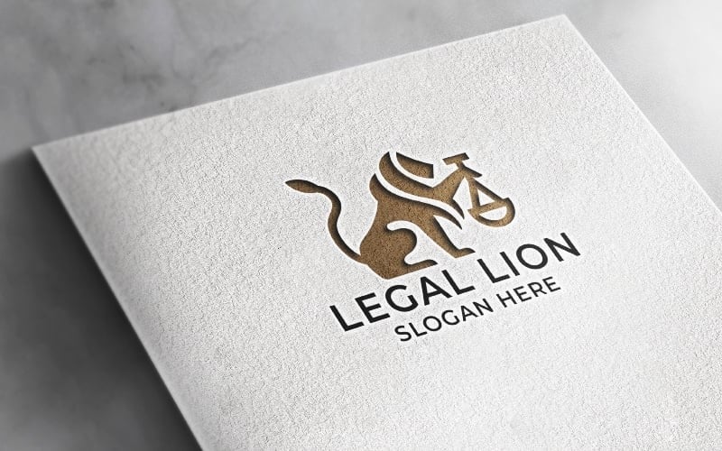 legal lion professional logo original