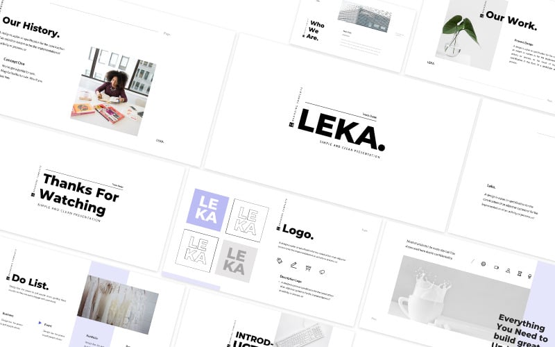 leka presentation powerpoint template original