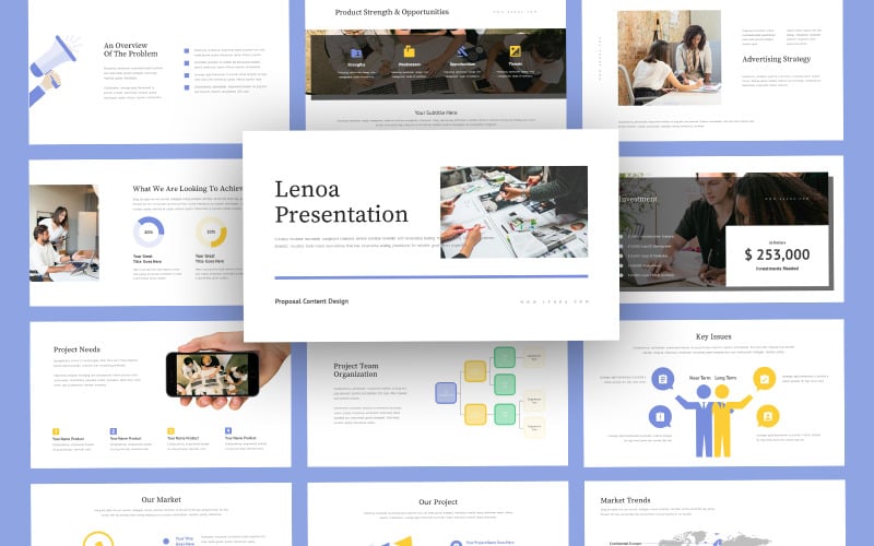 lenoa business powerpoint template original