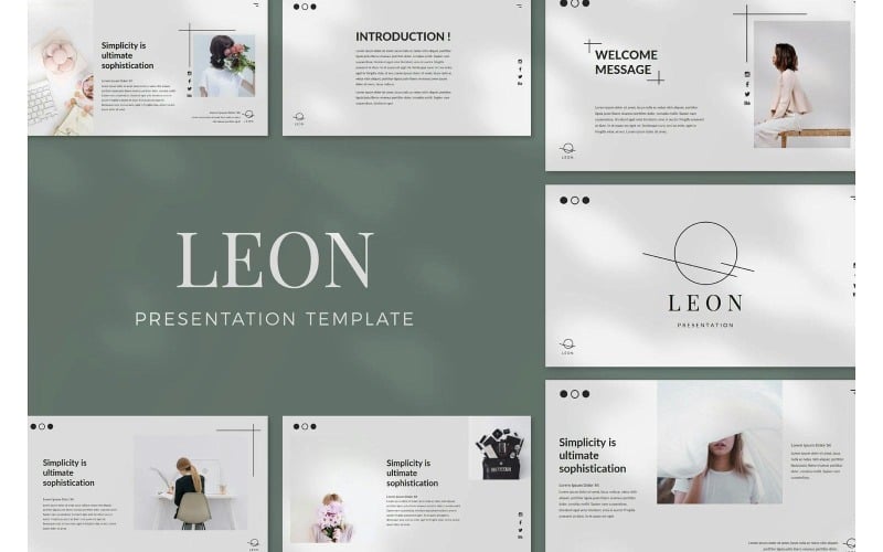 leon powerpoint presentation templates original
