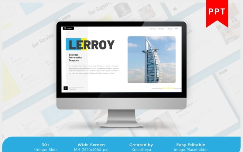 lerroy powerpoint presentation template original