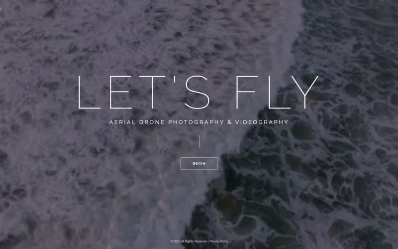 lets fly aerial photography videography joomla template original